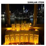 Candles & Rose Petals ,Wedding Decorations