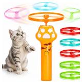 Fuzzova Rechargeable Cat Flying Disc Toy