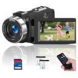 Yuejewlry 4K Camcorder 75MP Vlogging Camera