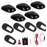 5 Pc LED Roof Marker Lights, Black