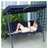PURPLE LEAF Outdoor Patio Porch Swing