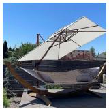PURPLE LEAF Cantilever Umbrella 10' x 10',...