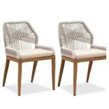 PURPLE LEAF Olivia Dining Chairs Grey