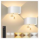 FULEN Motion Sensor Wall Lights 2-Pack