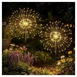 2 Pack Solar Firework Lights