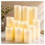 Flameeless LED Candle Set, White