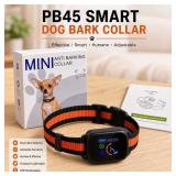 PB45 Smart Dog Bark Collar, Black/Orange