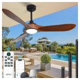 52ï¿½ Outdoor Ceiling Fan with Light