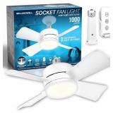 Bell+Howell Socket Breeze LED Fan Light