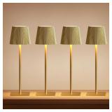 LUTEC 4-Pack Cordless Table Lamps