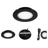Getwefire 3W LED Puck Light, 2-Pack