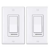 BESTTEN USP3-LS02-2PK Dimmer Switch, White