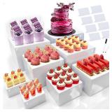 8 Pcs Buffet Risers and Stands