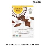 Sweet Thins Chocolate Brownie Sweet Cookies