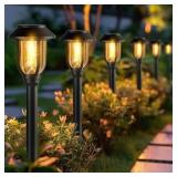 ILANCK 12pcs Solar Pathway Lights