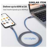 Nylon USBC Carplay Cable