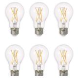 Novapollo 6pcs A19 8W 2700K LED Bulbs