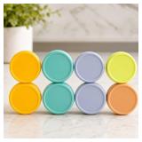 Unbranded 10-Pack Silicone Jar Lids, Assorted