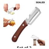 2x Multifunctional Vegetable Peeler