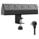Jgstkcity Desk Clamp Power Strip,40W