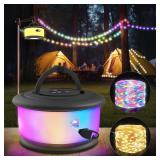 JSK-L26 Camping String Lights, Black