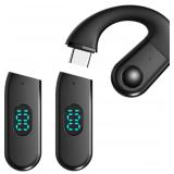 T60 Open Ear Bluetooth Earbuds, Black