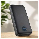 65W 25800mAh Power Bank, Black