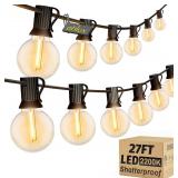 OHLUX 27FT G40 LED String Lights