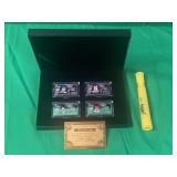 DISNEY CHARACTER 24K GOLD PLATED BARS WITH COA
