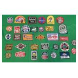 ASSORTED EMBROIDERED RAILROAD PATCHES