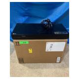 LG ULTRA HD DVD PLAYER & BOX OF DVDS/BLU RAY