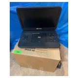 PORTABLE DVD PLAYER WITH SWIVEL SCREEN & BOX FULL