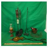 FIREPLACE TOOLS/DECOR & BRANDING IRON