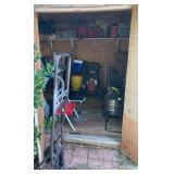 CONTENTS OF OUTDOOR SHED