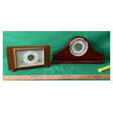 MCM AIRGUIDE WEATHER STATION & QUARTZ MANTEL CLOCK