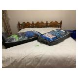 2 ZIPPERED BAGS OF CLOTHING