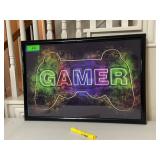 GAMER WALL ART SIGN