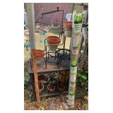 2 SHELF PLANTERS RACK & CONTENTS