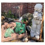 4 PIECE GARDEN DECOR