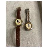 2 DISNEY MICKEY MOUSE WATCHES