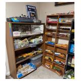 TWO SHELVING UNITS & ALL CONTENTS