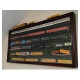 FRAMED MODEL TRAIN DISPLAY CASE