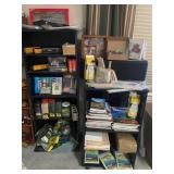 TWO SHELVING UNITS & ALL CONTENTS