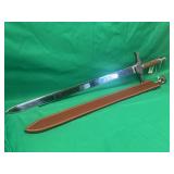 HIGHLANDER MACLEOD STEEL SWORD WITH SHEATH & (NIB)
