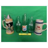 COLLECTIBLE INTERNATIONAL BOTTLES & STEINS