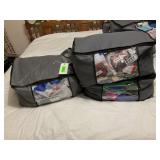 3 ZIPPERED BAGS OF CLOTHING (SOME NEW / SOME PRE-O