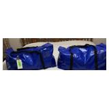 2 ZIPPERED BAGS OF CLOTHING