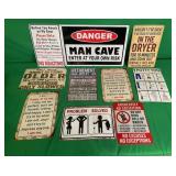 NOVELTY METAL SIGN COLLECTION
