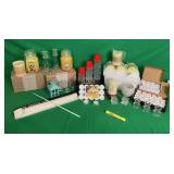 CANDLES/CANDLE HOLDERS /2 NEW YANKEE CANDLES
