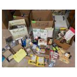 3 BOXES OF ASSORTED MODEL RAILROAD SUPPLIES